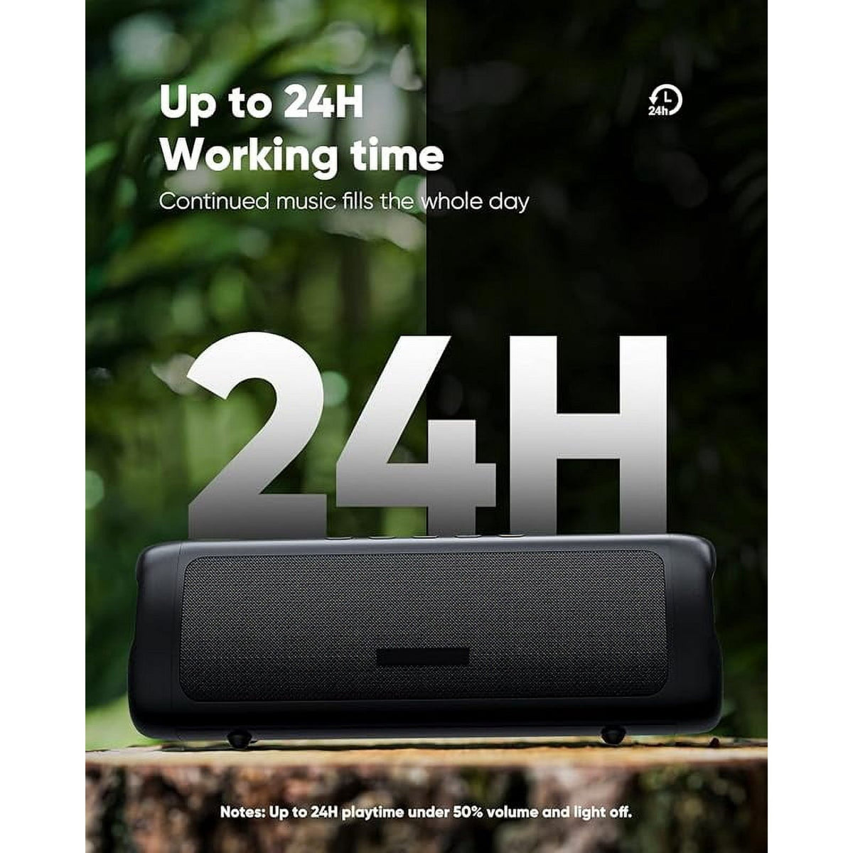 Bluetooth Speaker, 20W HD Sound, Portable Wireless, IPX5 Waterproof, Up to 24H Playtime