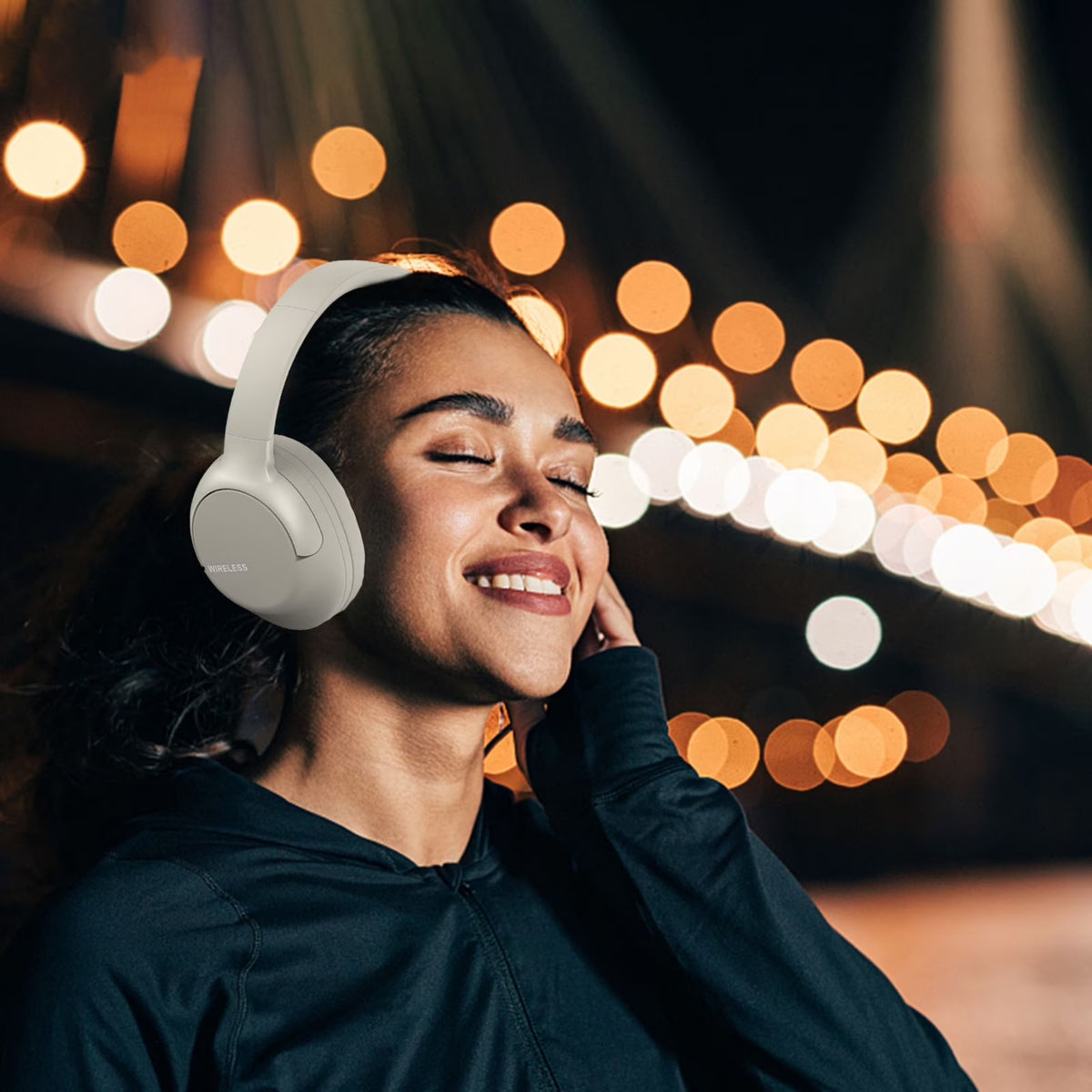 Bluetooth Headphones, 120H Playtime Headphones Wireless Bluetooth with 3 EQ Modes