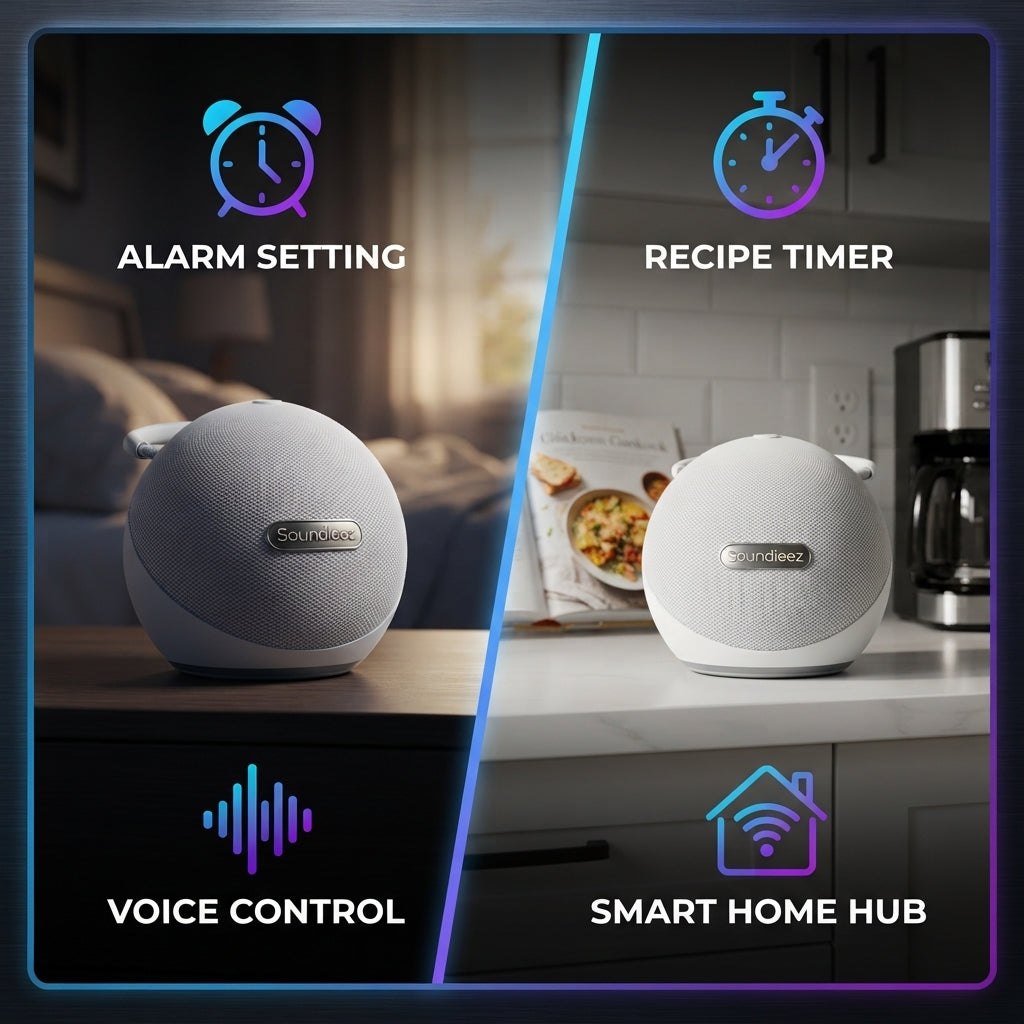 5th Generation Alexa smart Speaker with RGB Lighting & Wireless Subwoofer Base