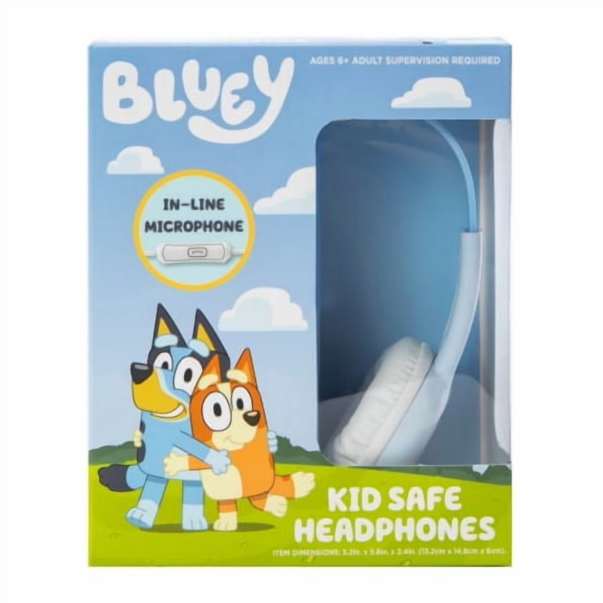 Bluey Kid Safe Headphones - Volume Limited