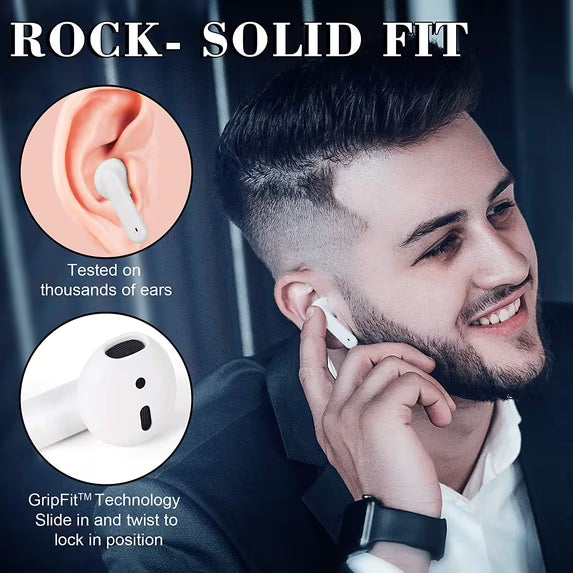 Bluetooth Headphones,Wireless Bluetooth 5.2 Earphones with Noise Reduction
