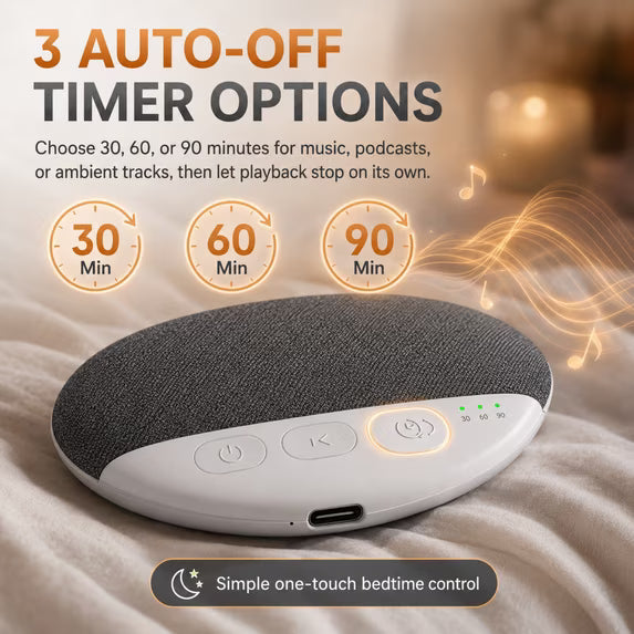Radox Tech Pillow Speaker, Radox Tech Dreamwave Pillow Speaker, Bone Conduction with Ultra-Thin Profile